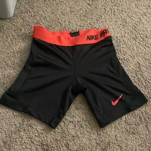 Nike girls softball sliding shorts